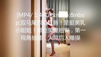 [MP4/ 1.44G]&nbsp;&nbsp;双马尾烈焰红唇！坚挺美乳小姐姐！黑丝美腿翘臀，第一视角抽插，大屌后入爆操