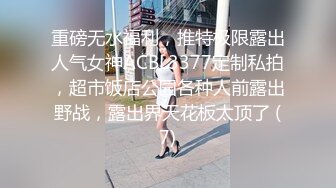 重磅无水福利，推特极限露出人气女神ACBL3377定制私拍，超市饭店公园各种人前露出野战，露出界天花板太顶了 (7)