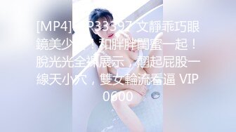 [MP4]STP33397 文靜乖巧眼鏡美少女！和胖胖閨蜜一起！脫光光全裸展示，翹起屁股一線天小穴，雙女輪流看逼 VIP0600