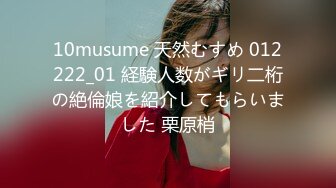 10musume 天然むすめ 012222_01 経験人数がギリ二桁の絶倫娘を紹介してもらいました 栗原梢